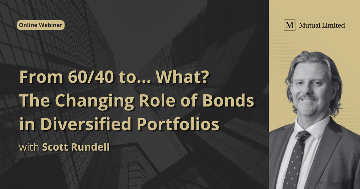 From 60/40 to… What? The Changing Role of Bonds in Diversified Portfolios